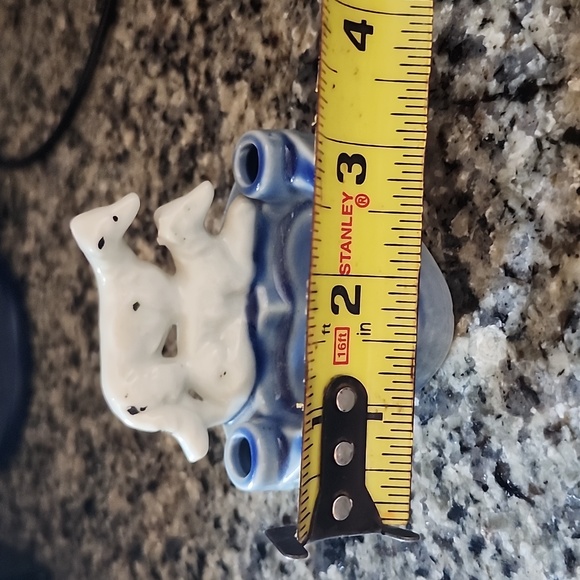 Vintage Porcelain Dog Ashtray Made In Japan - Picture 9 of 9